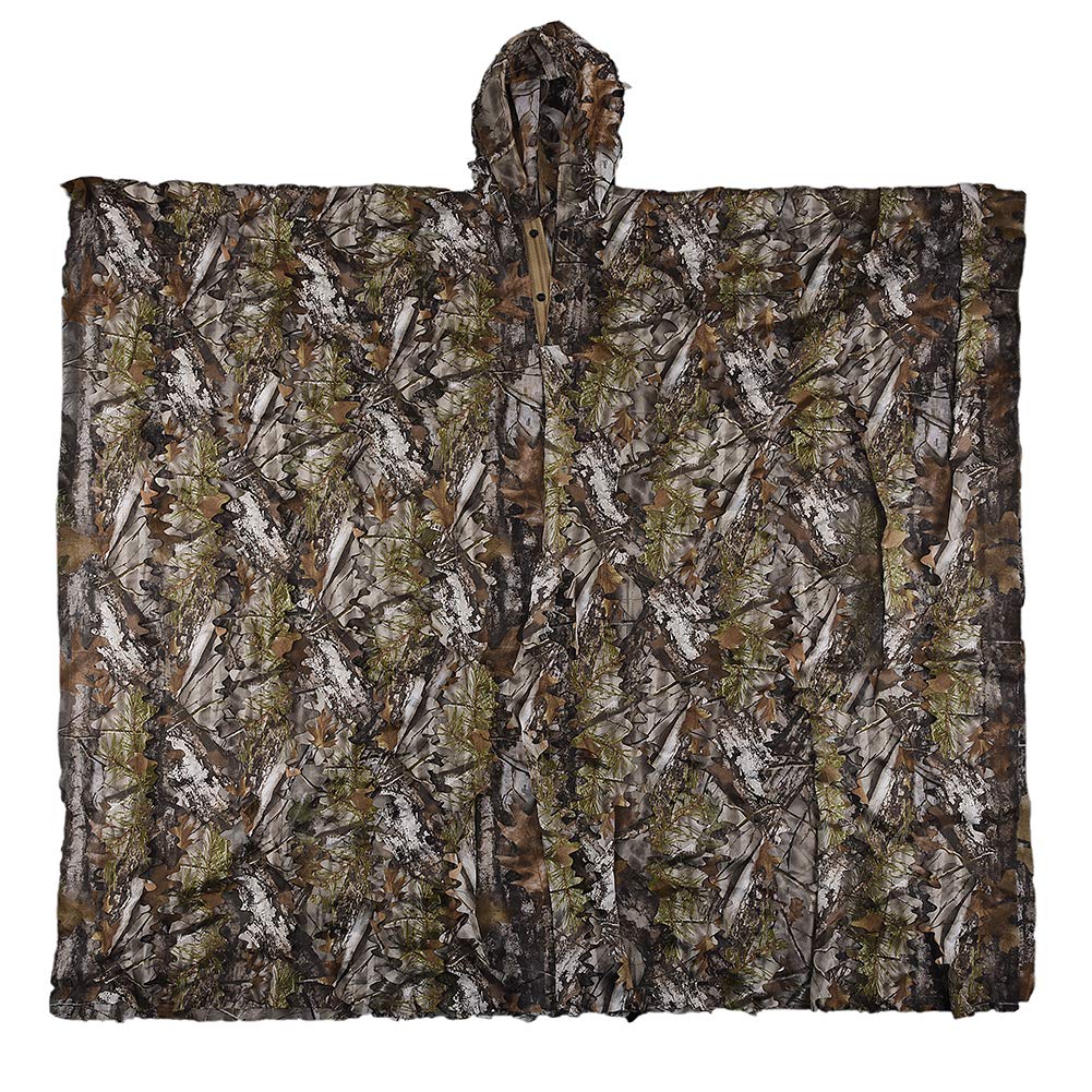 3d Maple Leaf Ghillie Poncho