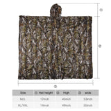 3d Maple Leaf Ghillie Poncho
