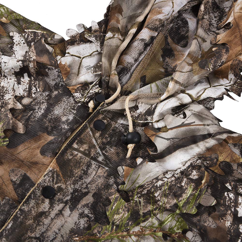 3d Maple Leaf Ghillie Poncho