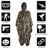 3d Maple Leaf Ghillie Poncho