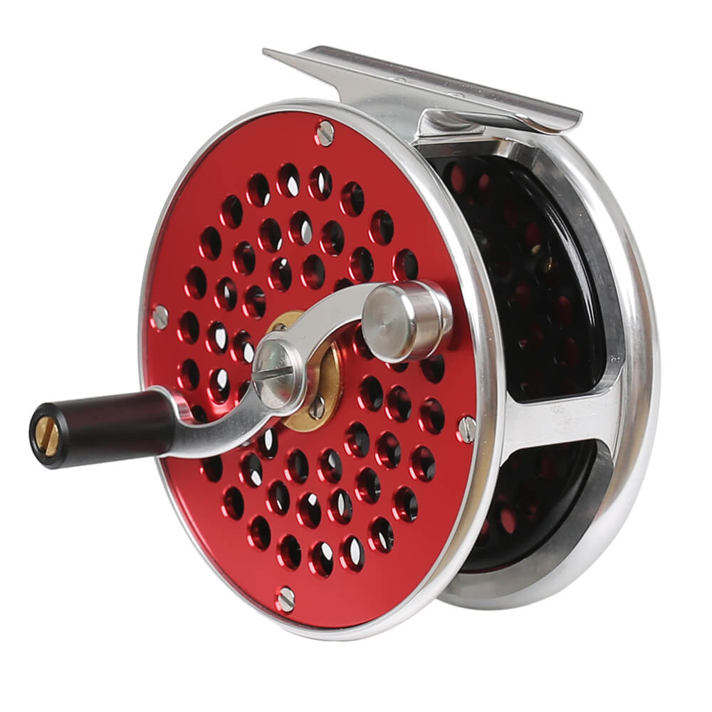 Vintage Classic Red Fly Reel For #3 to #9 Line Weight – waxaya