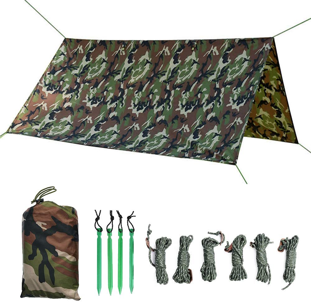 ultralight camo tarp Camping Tent Tarps – waxaya