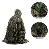 3D Leaves Ghillie Poncho